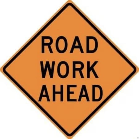 Accuform RIGID CONSTRUCT ION SIGN ROAD WORK FRK260HP FRK260HP